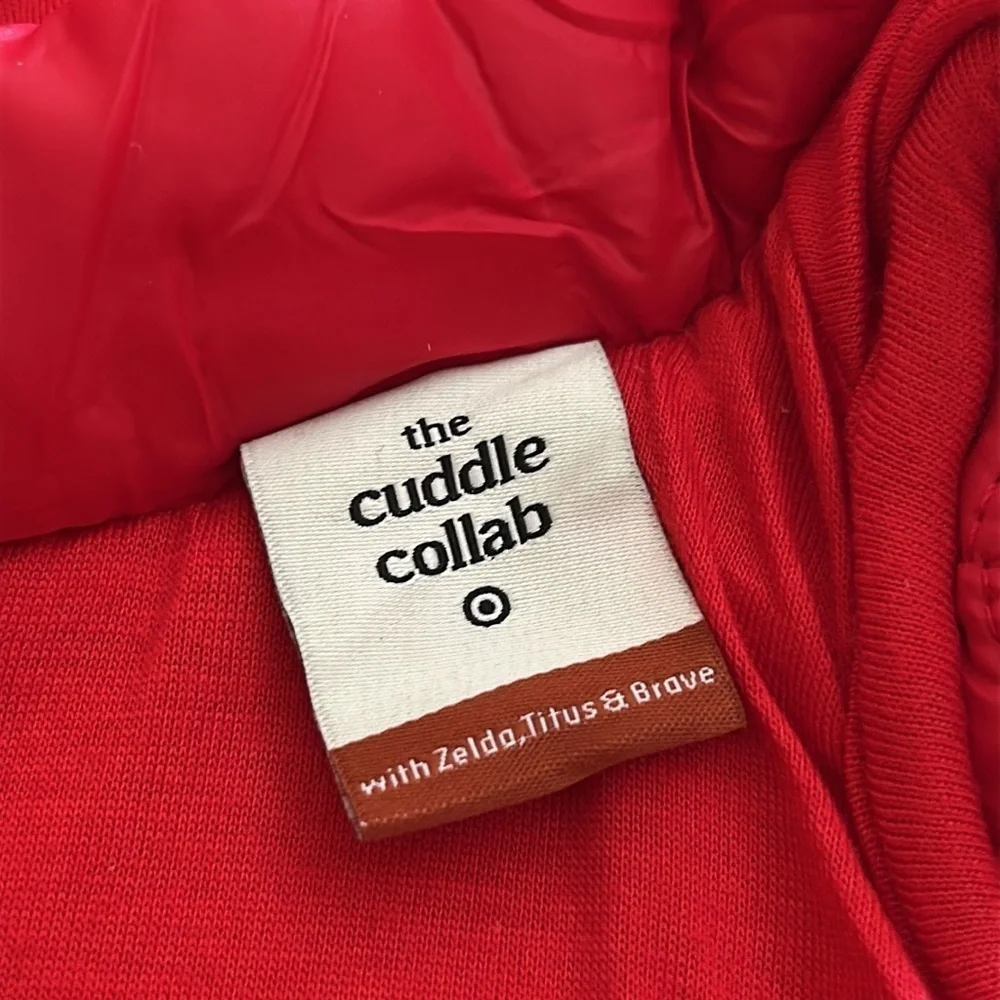 Dog and Cat Marshmallow Puffer Vest - Red - The Cuddle Collab / brand new